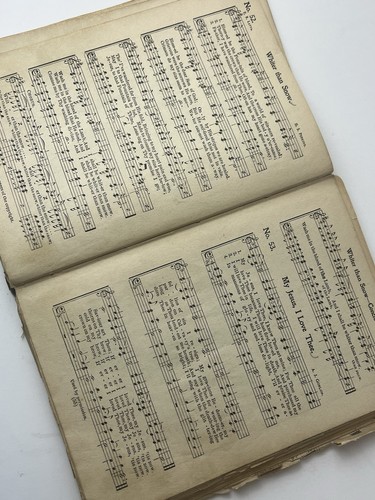 ✝️Antique 1900 Praise And Promise Hymns New & Old Hymnal Gorgeous! 1 Day Ship!👍 - Picture 4 of 7
