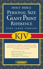 KJV Personal Size Giant Print Reference Bible (Imitation Leather, Burgundy, Red,