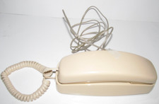 Vintage Cream Beige Princess Touch-Tone Phone AT T  Trimline Telephone Untested