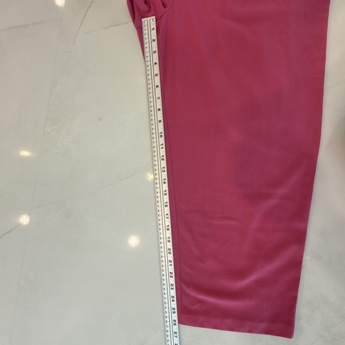 Sag Harbor Woman Pants 20W Pull-On Elastic Waist Trousers Pink Rayon Blend - Picture 8 of 11