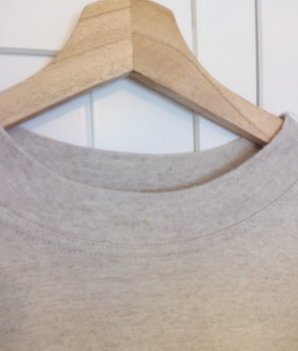 Vintage Sweater Shop Top Large To XL Beige Cotton 90s - Picture 5 of 11