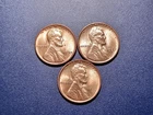 Gem BU RD 1937-P,D & S Lincoln Cents