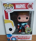 Funko POP! Marvel - Unmasked Captain America #06 - 2014 Supernova Exclusive