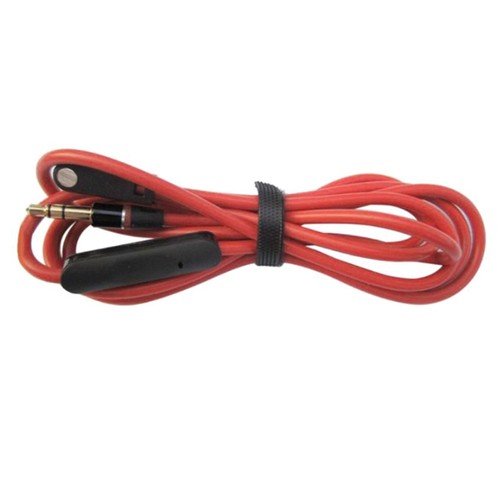 Replacement Earphone Cable for Beats Mixr/Solo HD Headphones with Remote Control