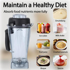 64Oz Transparent Blender Container, Clear Fruit Mixer Cup Blender Accessories...