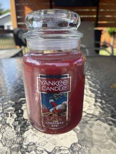 YANKEE CANDLE CHRISTMAS EVE LARGE JAR 22 OZ CANDLE - Picture 1 of 12