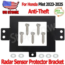 Radar Sensor Protector Cover w/ Screw For Honda Pilot 2023-2025 Black Anti-theft