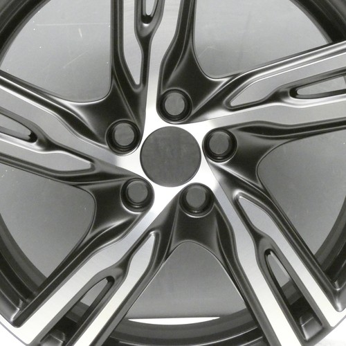 VOLVO V40 R DESIGN 18" BLACK ALLOY WHEEL RIM 7.5J OEM 31423873 DIAMOND CUT X1 - Picture 3 of 14