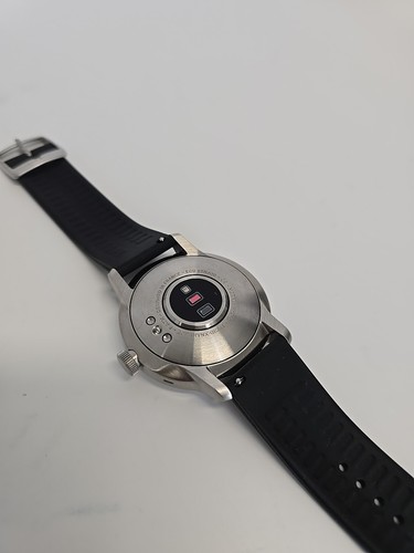 Withings ScanWatch – 38 mm – Silber/Schwarz – Mit OVP & Ladekabel #1877 - Zdjęcie 7 z 8
