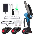 6 Inch Mini Chainsaw Cordless - Powerful 850W Electric Chainsaw with Dual 21V...