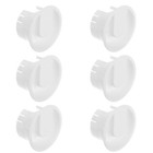 6 Pcs White Plastic Replacement Lids For Glass Water Pitchers And Carafes
