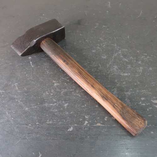 Vintage Blacksmiths Hammer  - Straight Pein 4lb Hammer - Picture 1 of 8