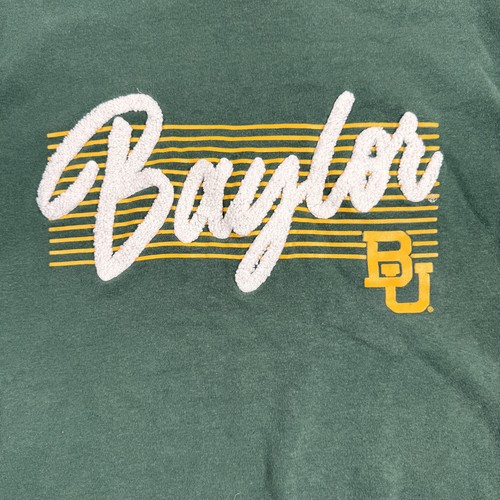 Baylor Bears Sweatshirt Herren Small grün NCAA Football Fleecepullover Rundhalsausschnitt - Bild 2 von 11