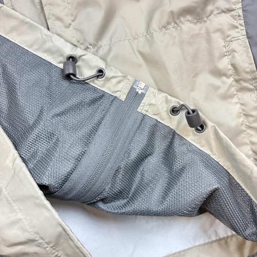 Giacca Columbia uomo XL grigio marrone impacchettabile full zip cappuccio giacca a vento outdoor - Foto 9 di 16