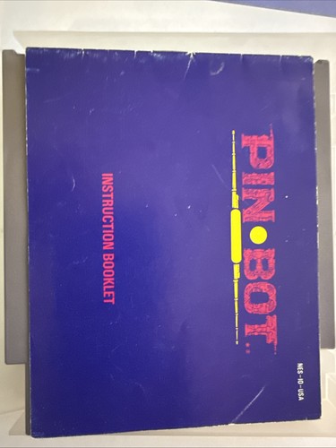 Pinbot Nintendo Entertainment System NES 1990 Video Game - Cart with Manual  - Picture 3 of 3