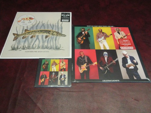 LOS STRAITJACKETS VERIFIED 1ST LIMITED EDITION BLACK VINYL COLLECTORS LPS + CD - Afbeelding 1 van 2