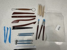 Mixed lot New Used Mixed Polymer Clay tools and accessories