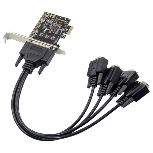 Steuerkarte ST331 PCIe X1 AX99100 4S Industrie RS232 COM Port Steuerkarte M5508