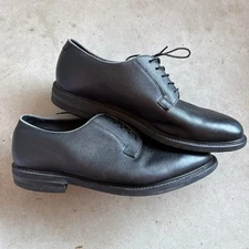 Vintage International Shoe Co Derby Shoes Black Biltrite Imperial Size 12 EE