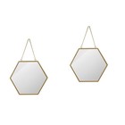 Set of 2 Wand Spiegel Spiegelwand Kosmetikspiegel Für Badezimmer