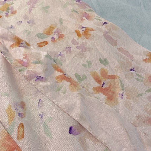 Anthropologie Cloth & Stone rosa pastell ärmellos Tencel Shirtkleid Medium - Bild 11 von 11