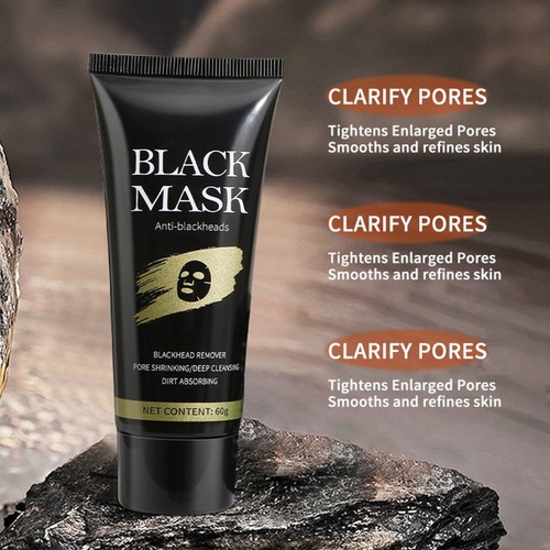 1-3Pcs Blackhead Removal Charcoal Peel Off Black Face Mask Deep Cleaning Nose - Picture 5 of 15
