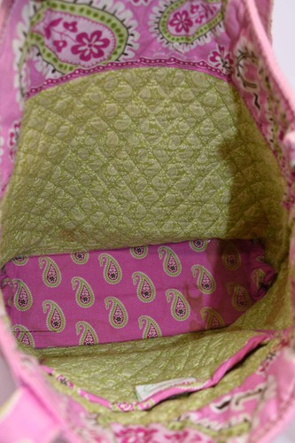 Bolso de Mano Vera Bradley Diario en Patrón "Bermudas Rosa Paisley" - Imagen 3 de 17