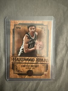 2025-26 Topps Hardwood Stars Carter Bryant Rookie RC SSP Case Hit Spurs
