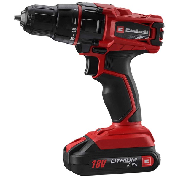 Einhell Akku Bohrschrauber Bohrmaschine Schrauber 18V Inkl. Akku & LadegeräT Neu-image