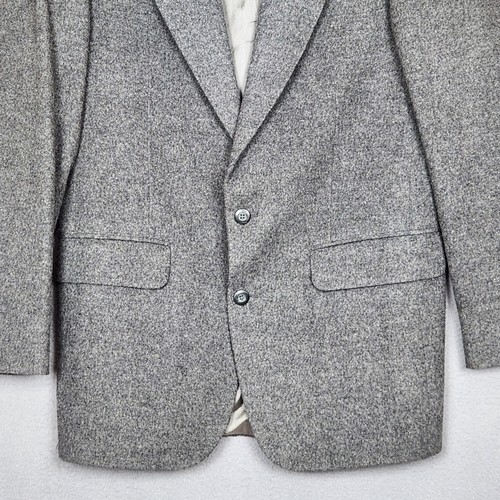 ROBERT STOCK Blazer Mens 40 Long Camel Hair Wool Sport Coat Jacket Classic - Picture 8 of 14