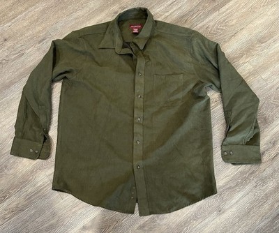 covington dress shirts Covington Men's Dress Shirt Blue 15-15.5 M 32/33 Long Sleeve Easy Care  Button Up