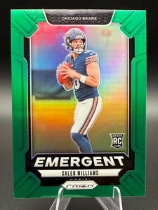 Caleb Williams 2024 Panini Prizm - Emergent #1 - Rookie Green Prizm (RC)