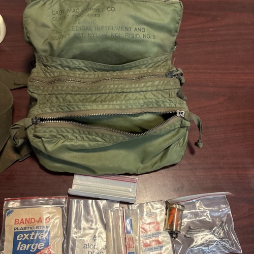 Koffer Medizinisches Instrumentenzubehör Set Nylon nicht starr Nr. 3-1980 voll Zubehör  - Bild 2 von 7