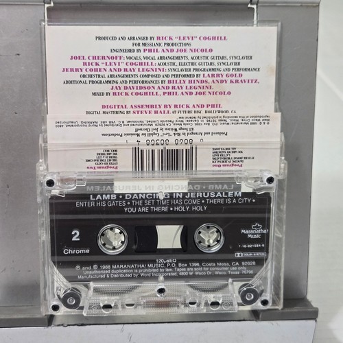 Vintage Lamb Dancing In Jerusalem Cassette 1988 Chrome Tape Messianic Music Pop - Picture 5 of 6
