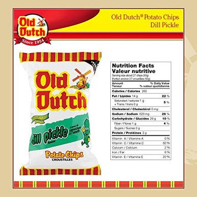 Old Dutch Dill Pickle Chips - 40x40g - Bild 1 von 3