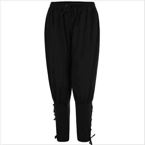 여Mens Medieval Renaissance Pirate Pants Viking Gothic Costumes Trousers Clothes - Picture 8 of 15