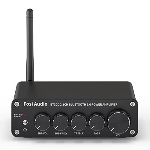 Fosi Audio BT30D Bluetooth 5.0 Stereo Audio Receiver Verstärker 2.1 Kanal - Bild 1 von 6