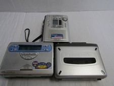 Lot of 3 Sony WM-GX410 TCM-900 Panasonic RQ-8170 Portable Cassette Recorders