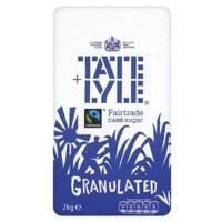Tate & Lyle Granulated Pure Cane Sugar Bag 2Kg