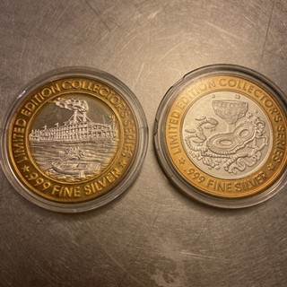 Two .999 Silver Strikes Harrahs Casino Tunica MS and Shreveport LA