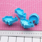 4pcs Baking Cake Mould Cartoon Dolphin Shape Molasses DIY Cake Mold Cake