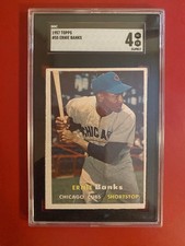 1957 Topps #55 Ernie Banks SGC 4 VGEX