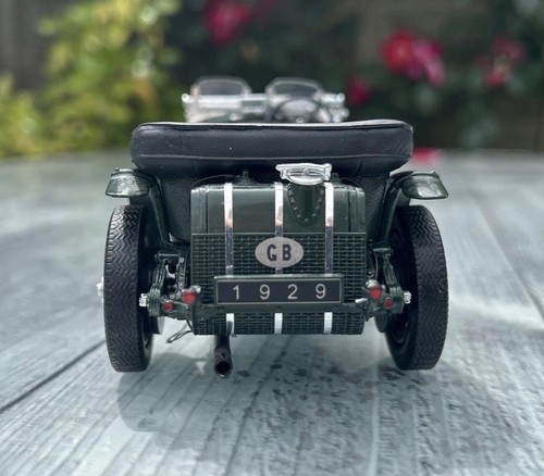 FRANKLIN MINT BENTLEY SUPERCHARGED RACER 1929 UNBOXED MISSING MIRRORS 1:24 - Picture 9 of 24