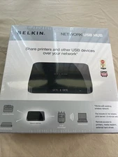 Belkin F5L009 USB 5-Port Network Hub Device Sharing Black/ New