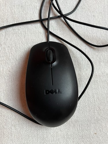 Dell 3-Button USB Optical Wired Scroll-Wheel Mouse - Black - 第 2/12 張圖片