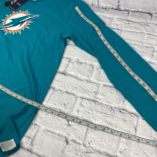 NWT FANATICS NFL Miami Dolphins Mens Long Sleeve T-Shirt 2XL - Picture 10 of 12