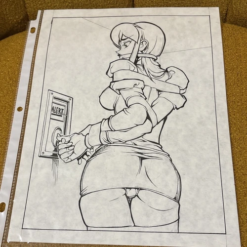 Ink Drawing By John Staton AKA NoMad Of Dark Horse Comics 1 Of 1