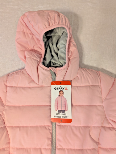 Neu mit Etikett Gerry Jersey gefütterte Luftpolsterjacke Größe 6 Farbe pink - Bild 4 von 10