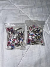 Binder Clips Floral Pattern 2 Packaged of Ten