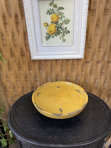 Pottery Barn rustikal gelb toskanische Glasur groß Multi Stumpen Kerzentablett Ständer - Bild 6 von 16